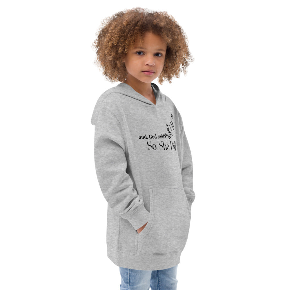 Kids fleece hoodie