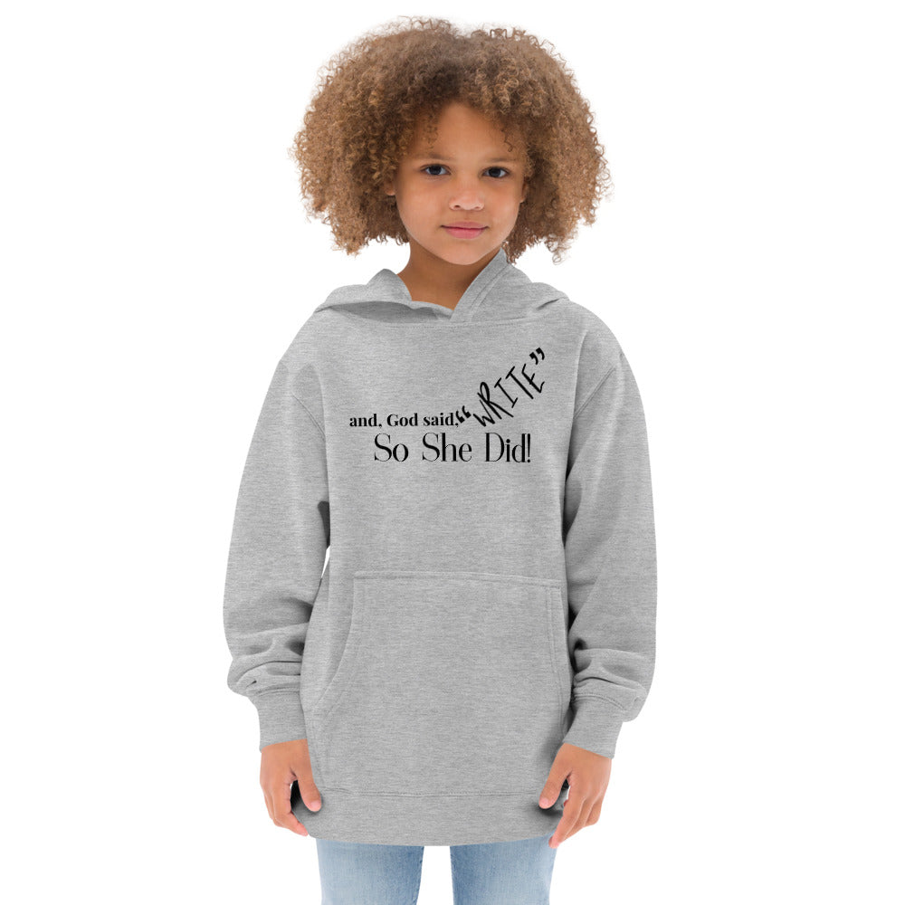 Kids fleece hoodie